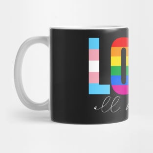 LGBT Pride Rainbow Love LGBTQ Pride Allyship Mug